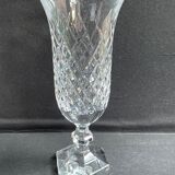 Sèvres crystal vase stamped