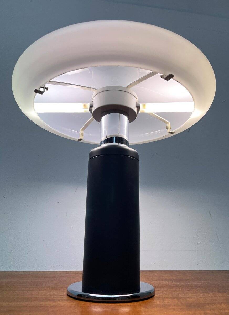 Postmodern German table lamp by Hillebrand, 1980s.