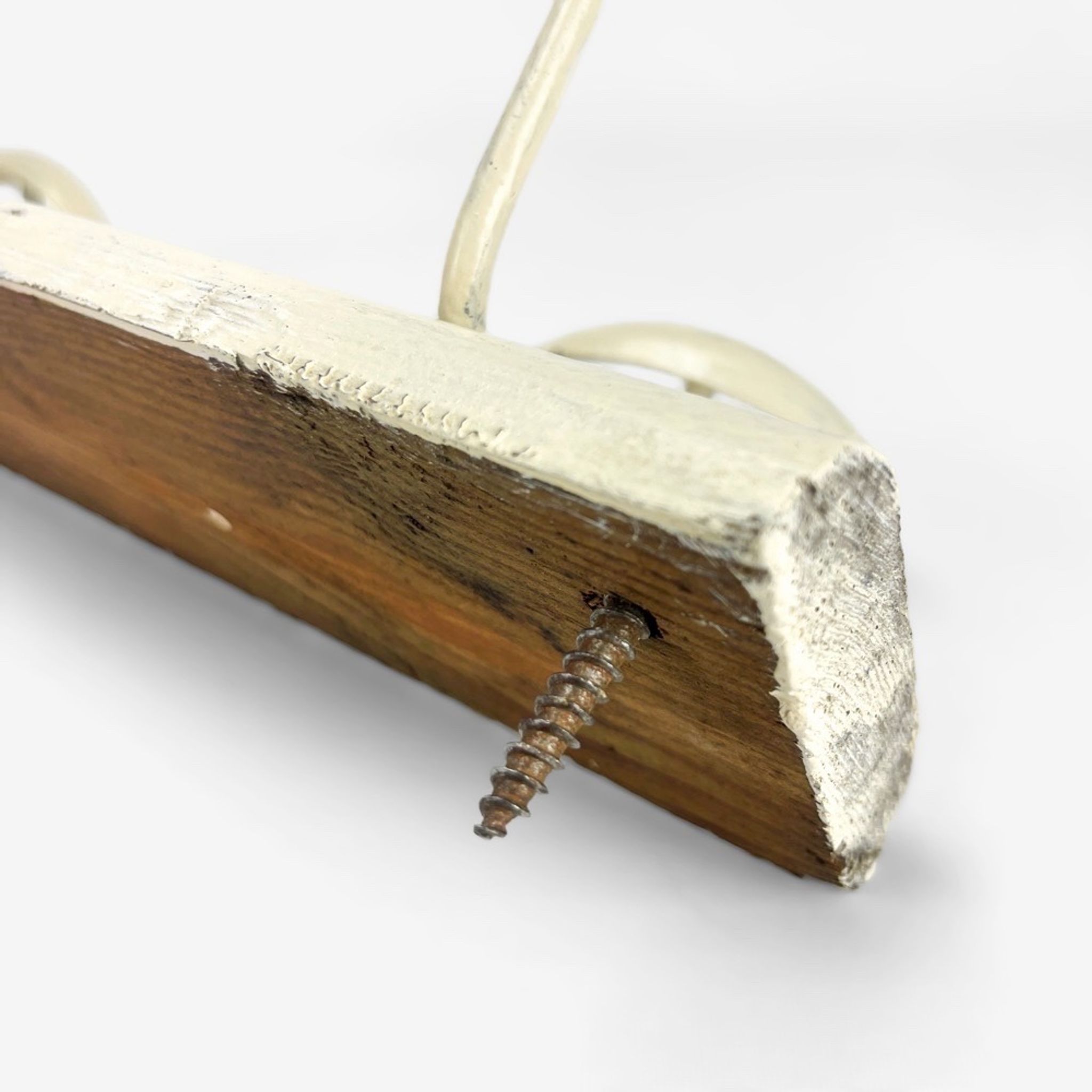 Wooden coat rack