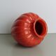 Vase en céramique orange
