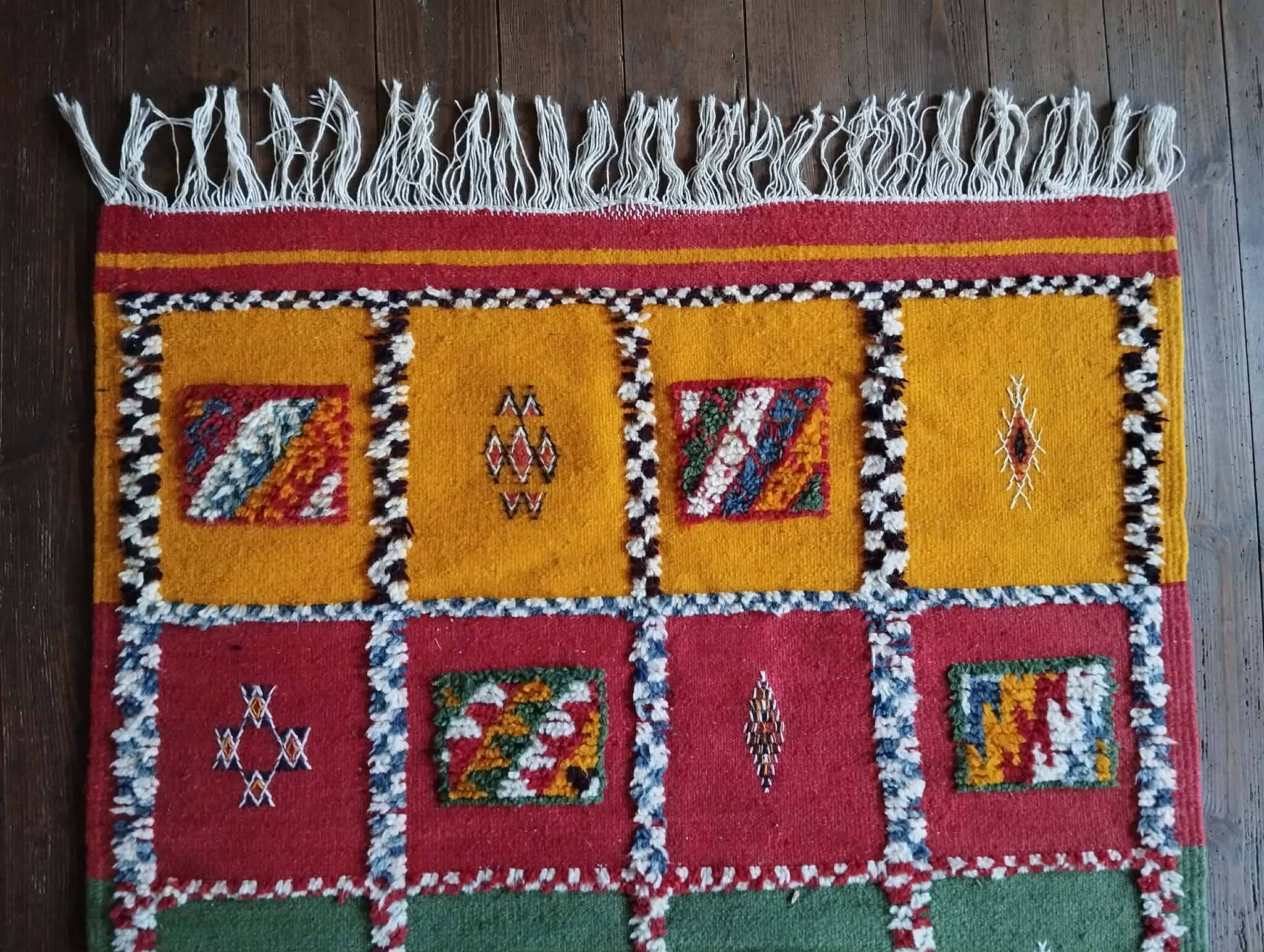 Handmade Berber Kilim Taznakht 150x100cm