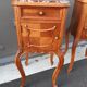 Pair of bedside Louis XV French walnut 1900s