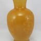 pair of small vases in hard stone carved Chinese China