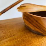 Vintage rattan shelf