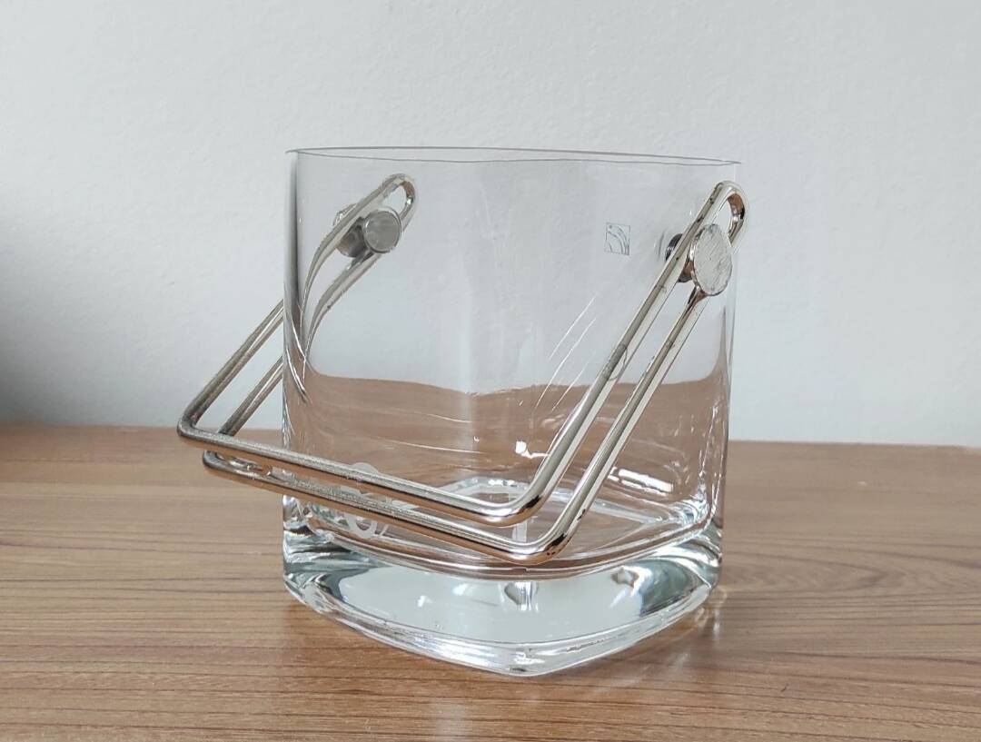 Vintage ice bucket Luigi Bormioli-Italy