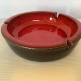 Koramic red and black ceramic empty pocket ashtray