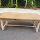 Renovated 19th century farmhouse dining table with drawer 200cm