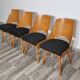 Dining Chairs by Radomir Hoffman for Ton, 1950s, Set of 4