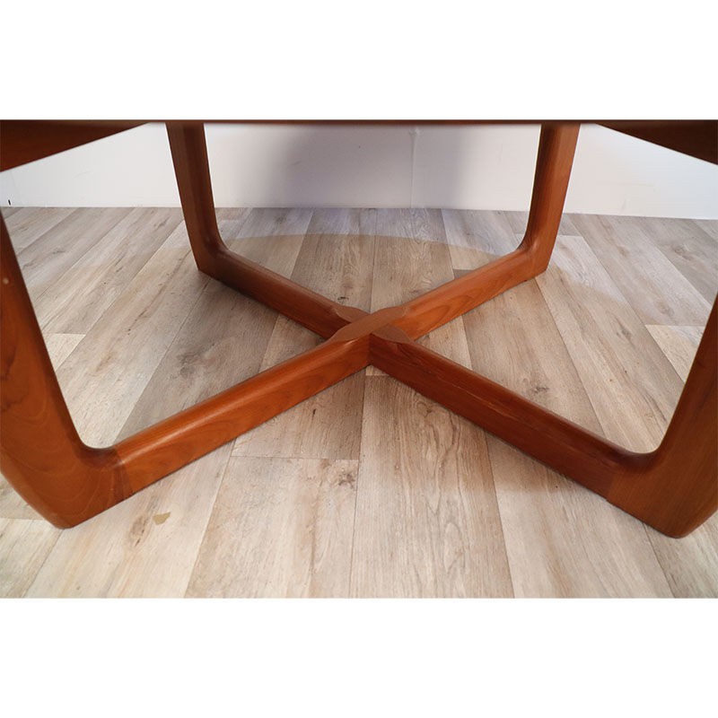 Scandinavian coffee table Denmark in teak 1960