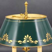 Empire Style Bouillotte Lamp in Gilded Bronze with Three Lights "Lucien Gau"