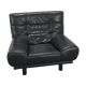 Fauteuil Leren vintage noir