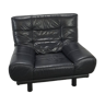 Fauteuil Leren vintage noir