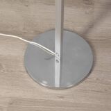 Vintage 70s metal floor lamp with two lights Italian design