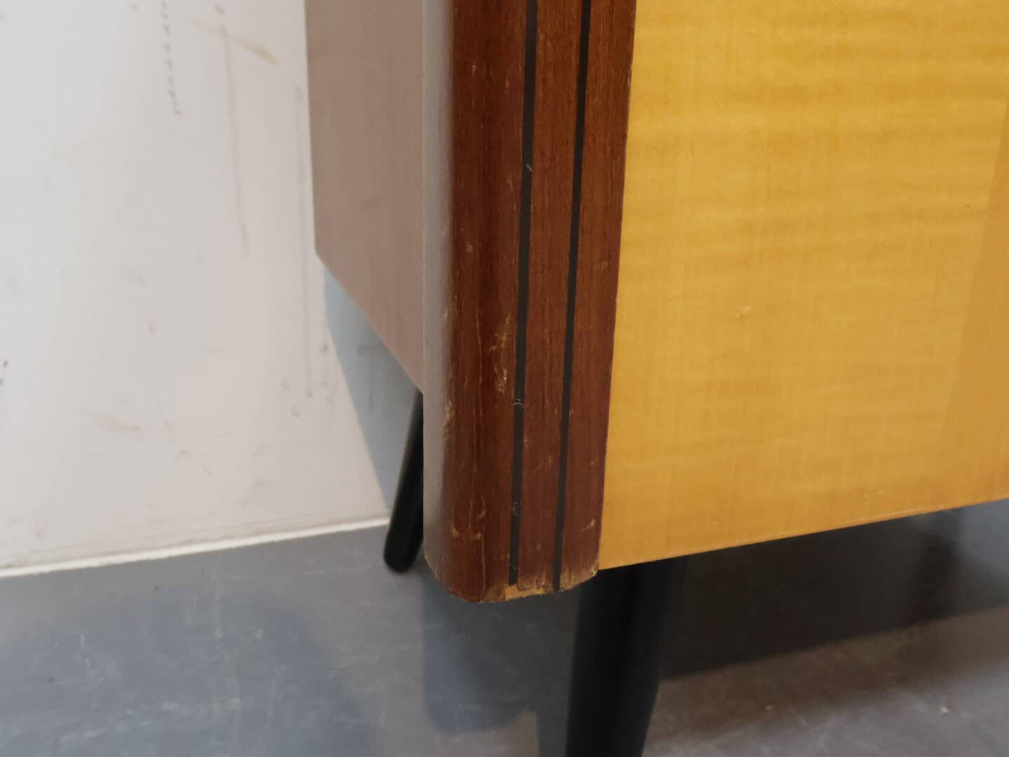 Set vintage nachtkastjes