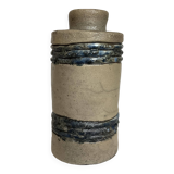 Raku style bottle vase