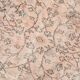 Tapis turc vintage à fleurs rose délavé et beige 5x8, 143x248 cm