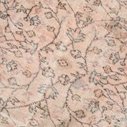 5x8 Faded Pink & Beige Floral Turkish Vintage Rug, 143x248 Cm