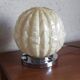 Authentic 20th-century Art Deco globe lamp in coloured glass.