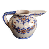 Vintage French hand-painted jug/pitcher