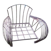 Wrought iron armchair