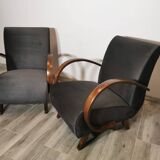Set de 2 fauteuils par Jindrich Halabala, 1940