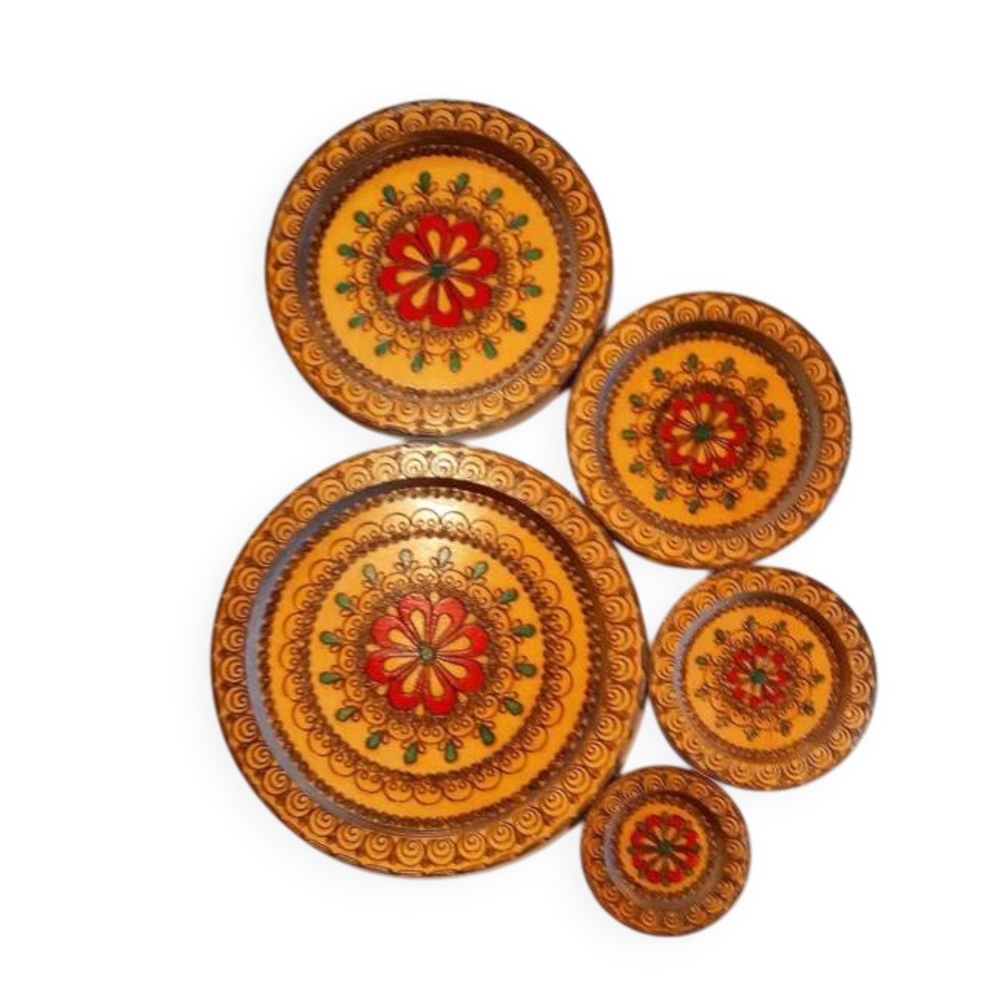 Vintage wooden trays