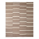 10x13 Dark Brown & Beige Vintage Kilim Rug, 311x394Cm
