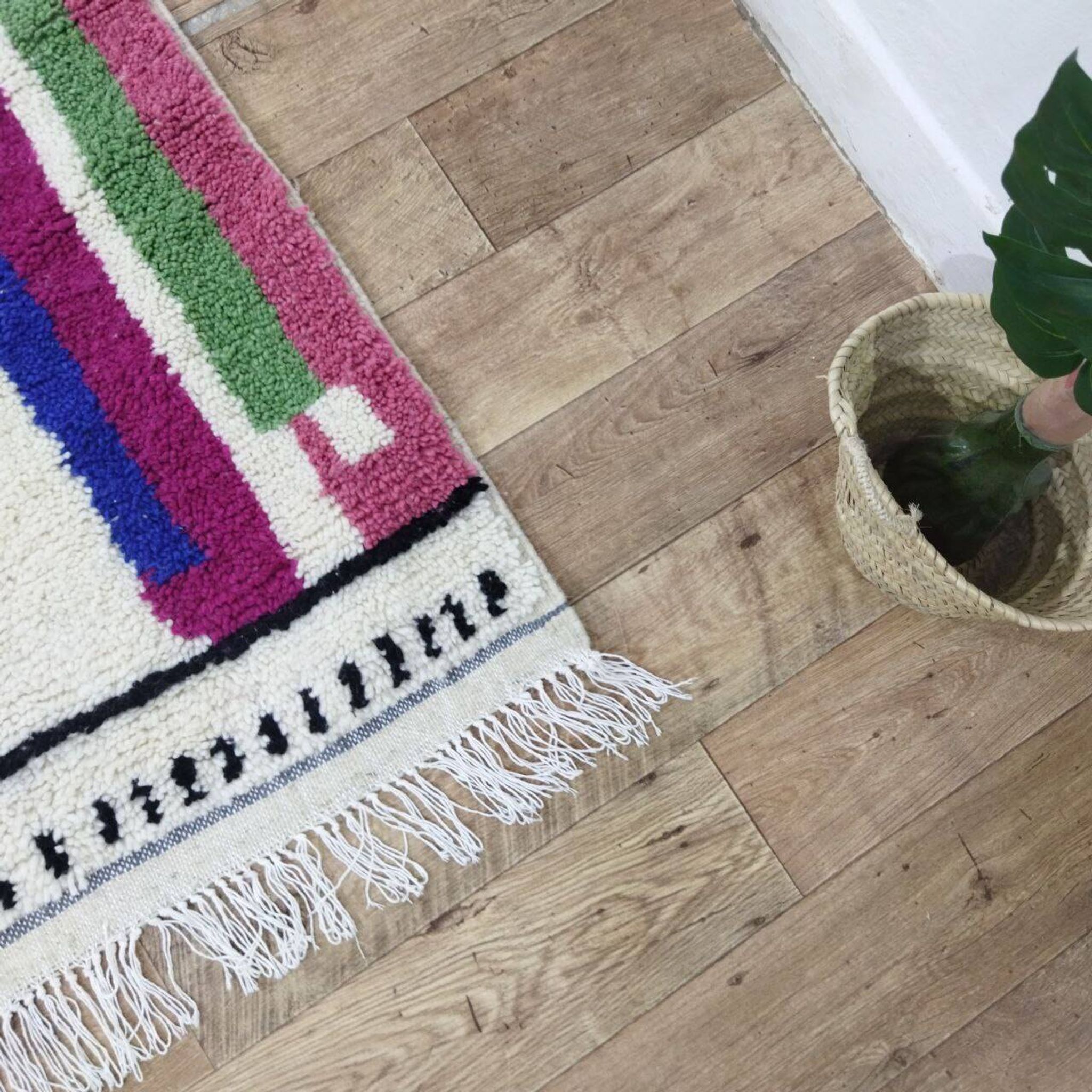 Tapis berbère Azilal en laine fait main 230 X 125 CM