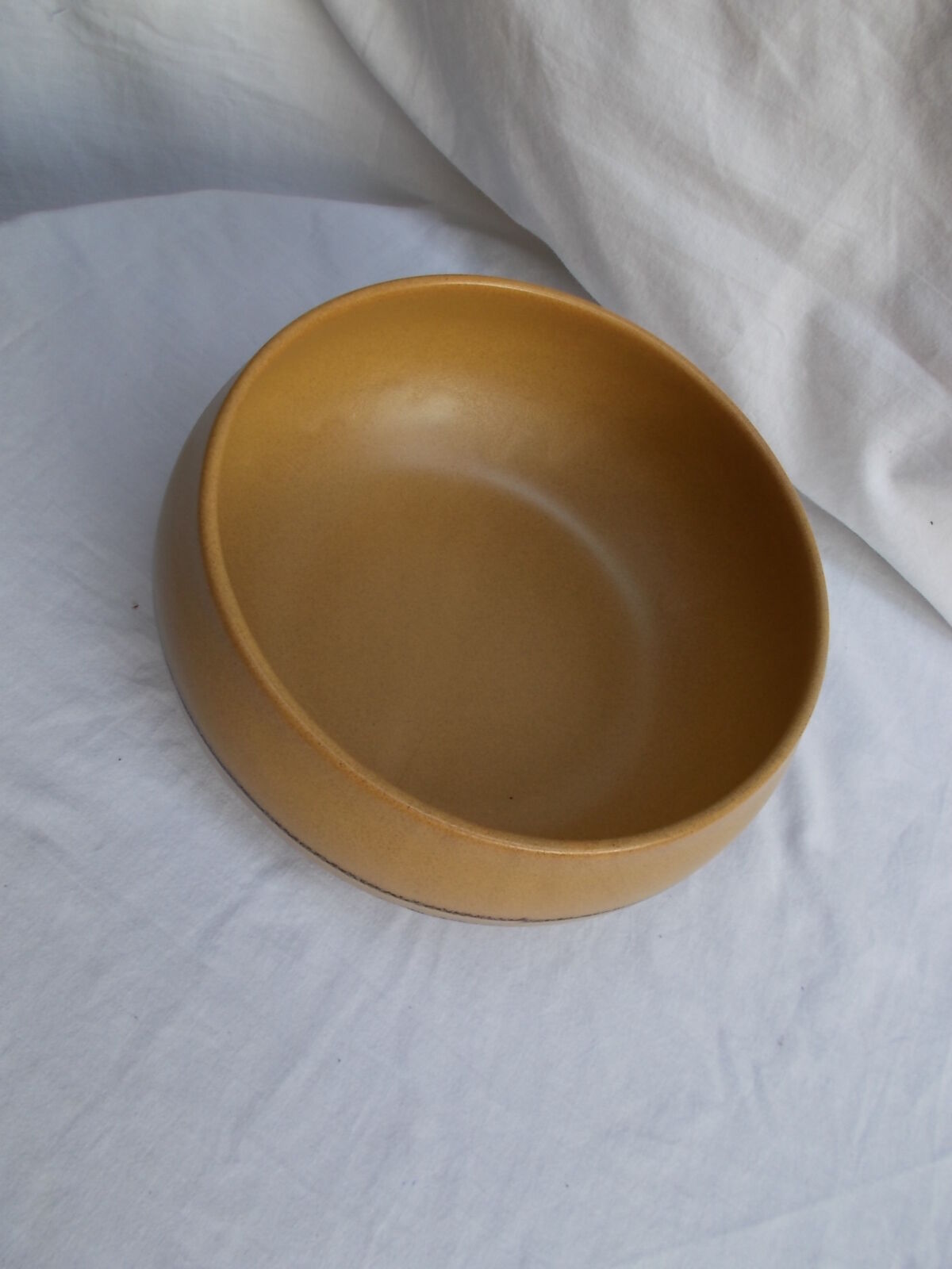 Sarreguemines sandstone salad bowl