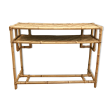 Rattan console