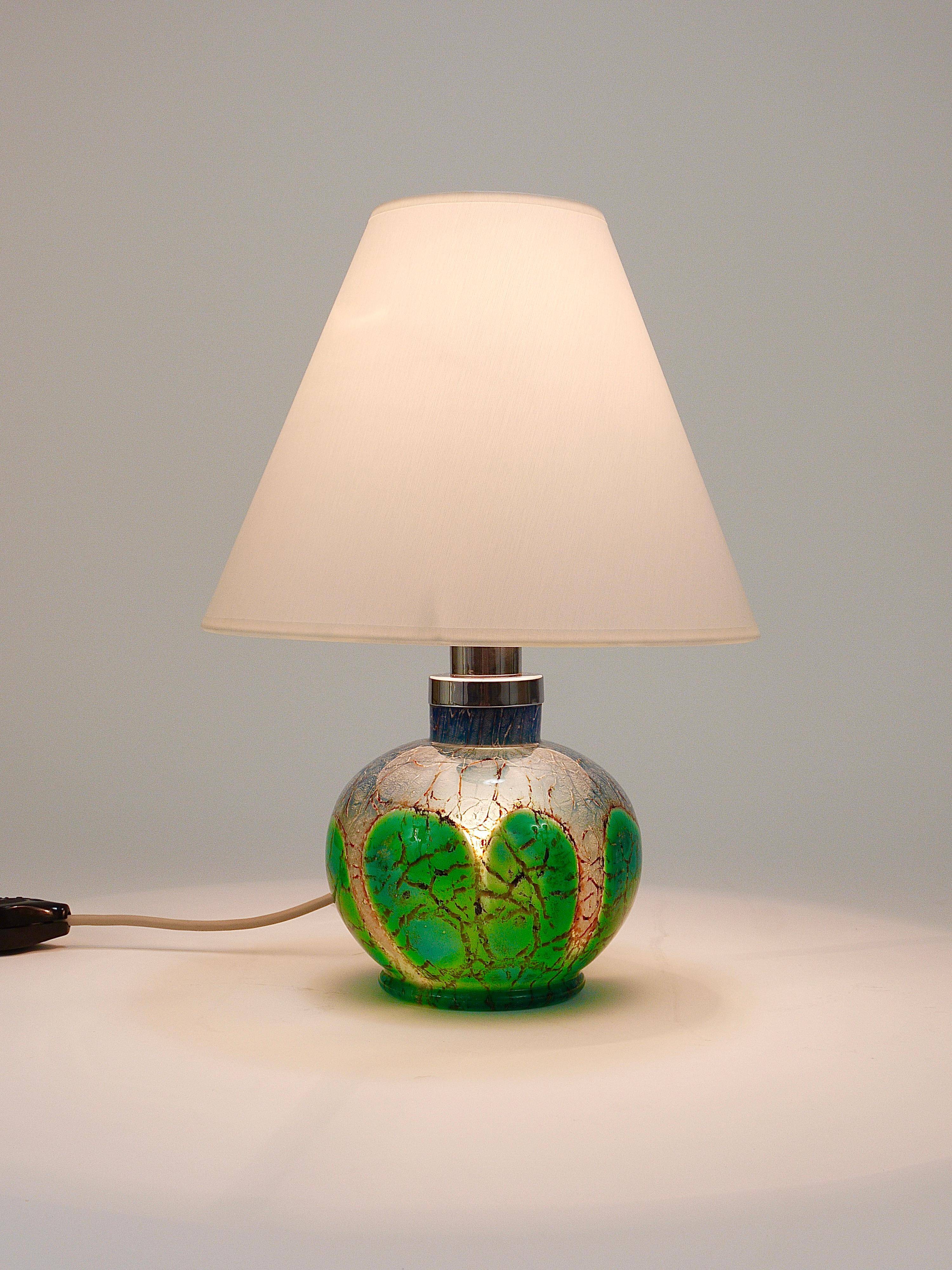 Lampe de table ou de côté Art Déco Karl Wiedmann WMF Ikora, Allemagne, années 1930
