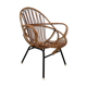 Fauteuil en rotin pietement métal modèle adulte