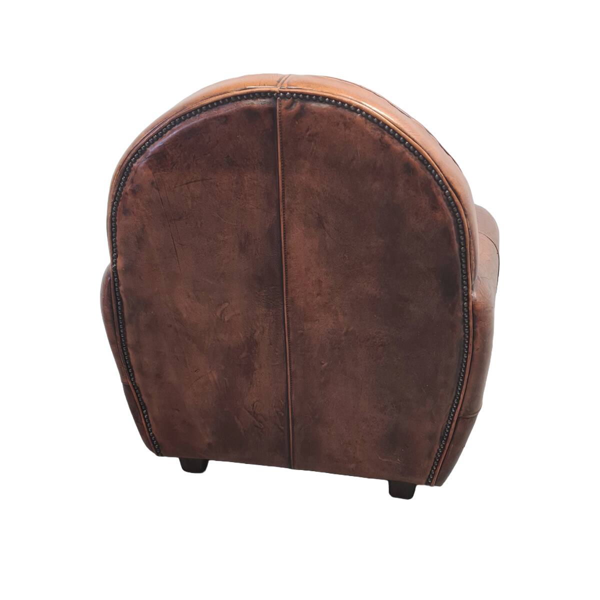 Art Deco style sheepskin armchair, early 21st century