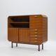 Buffet haut en teck, Italie, années 1960