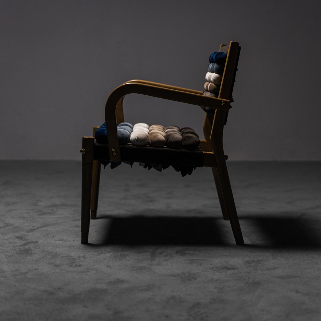 Pair of balls chairs 70s vintage modern