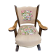 Vintage armchair canvas canvas