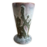Ceramic vase, signed