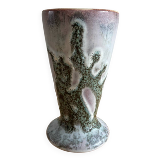 Vase en céramique, signé