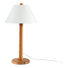 Tsar Sweden pine & perspex table lamp