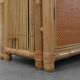 Mid-century bamboo and rattan wardrobe, Italy ca. 1960