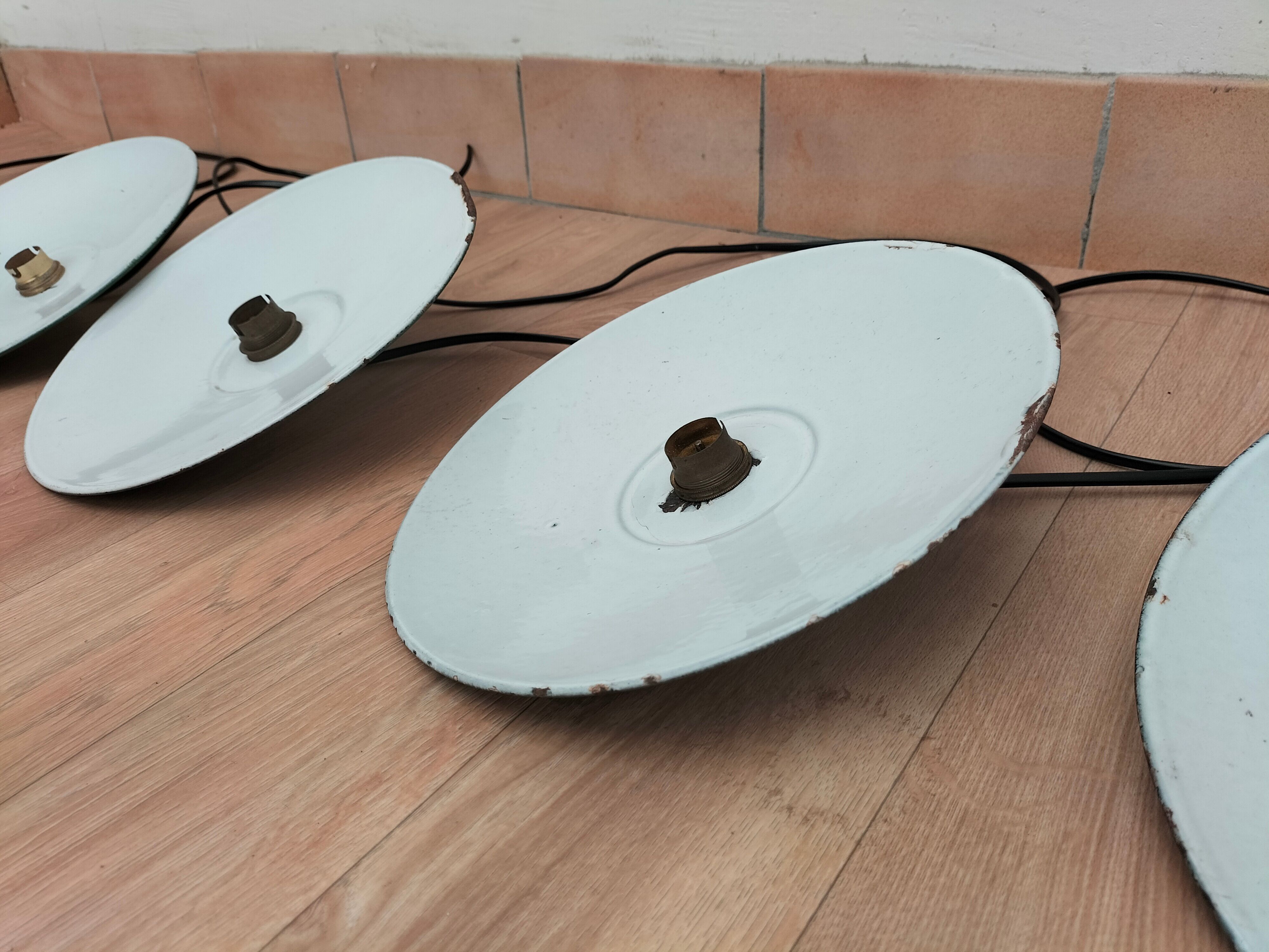 Set of antique lamps