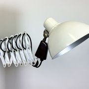 Industrial East German Scissor Lamp from VEB Zweckleuchtenbau Dresden, 1950s