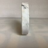 Cendrier vide poche marbre gris blanc