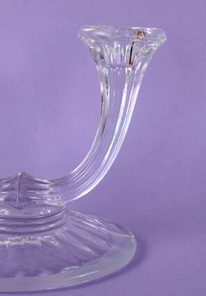 Art Deco style glass chandeliers
