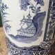 Gien baluster vase, Japanese decor
