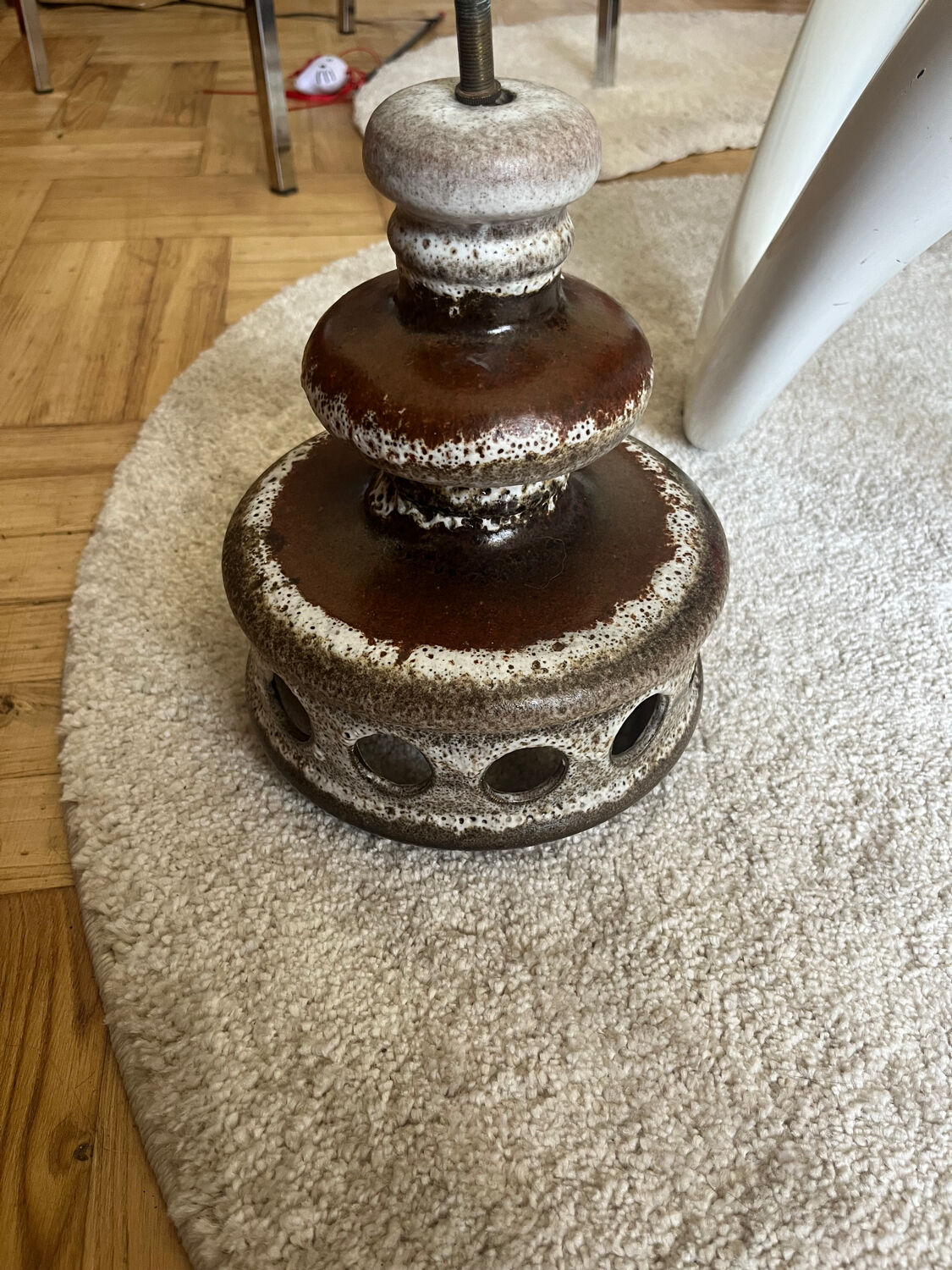 Mid-century ceramic ceiling light