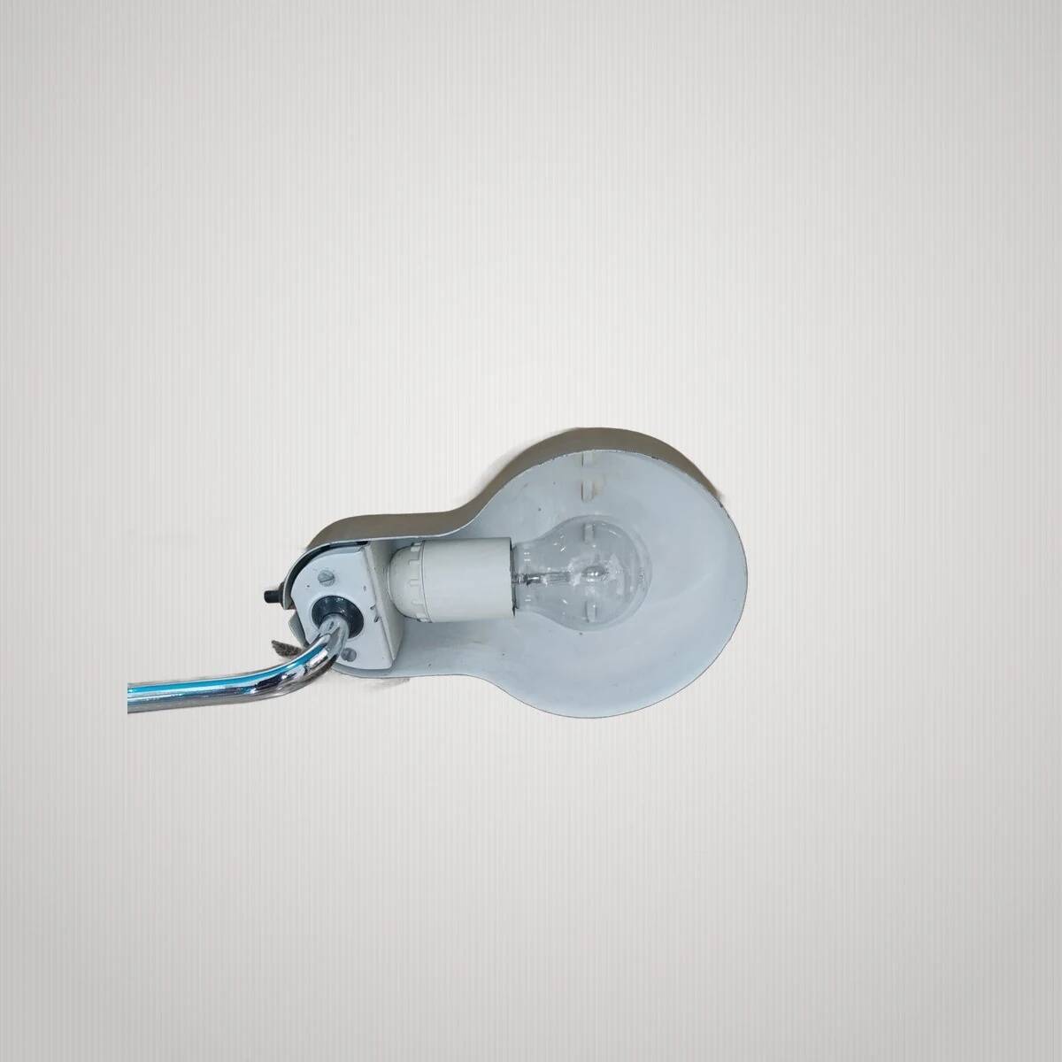 Beautiful desk lamp stilnovo by joe colombo 1970 chrome metal