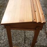 Wooden desk desk with locker
