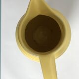 Vase lemon yellow pitcher made in France