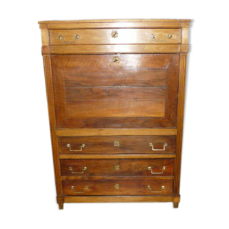 Former secretary in period walnut Louis XVI